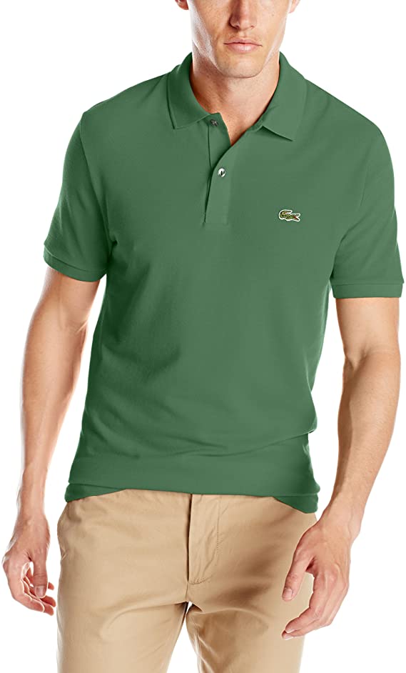 Mens Lacoste Classic Pique Slim Fit Golf Polo Shirts