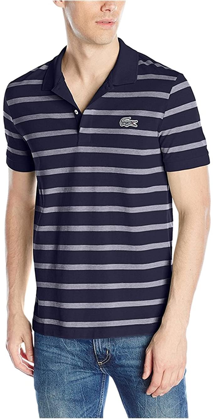 Mens Lacoste Short Sleeve Caviar Croc Golf Polo Shirts