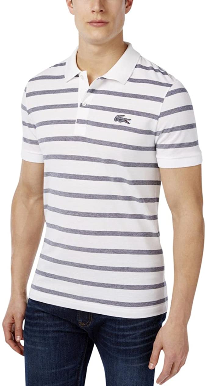 Lacoste Mens Short Sleeve Caviar Croc Golf Polo Shirts