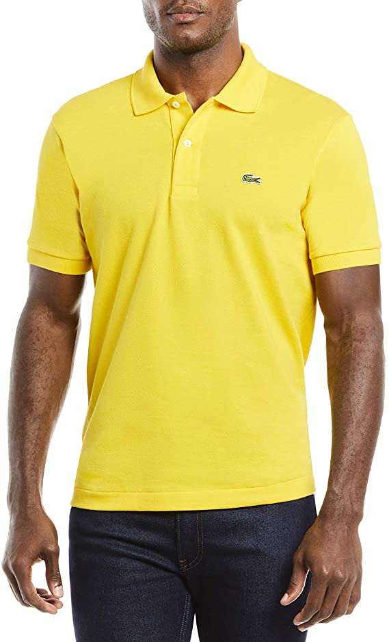 Mens Lacoste Short Sleeve Pique Golf Polo Shirts