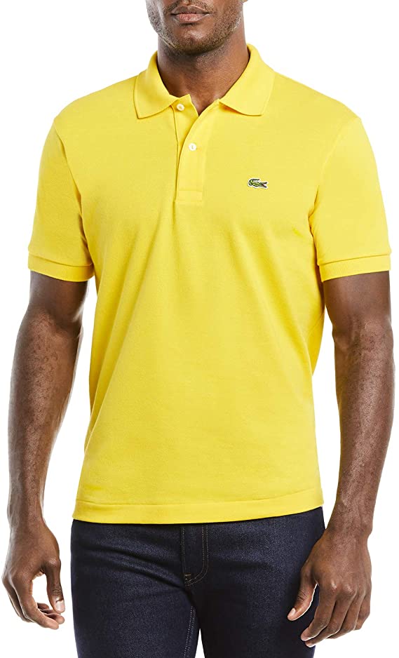 Mens Lacoste Short Sleeve Pique Golf Polo Shirts