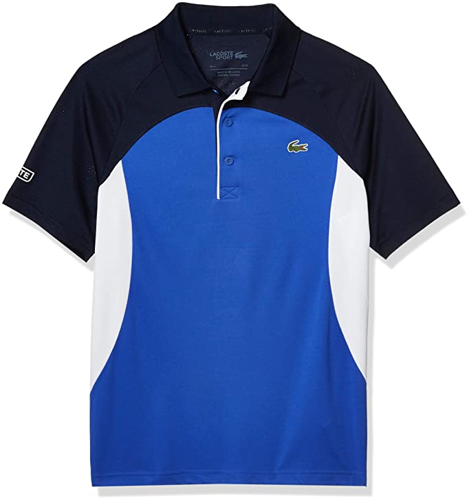 Lacoste Mens Sport Colorblock Ultra Dry Golf Polo Shirts