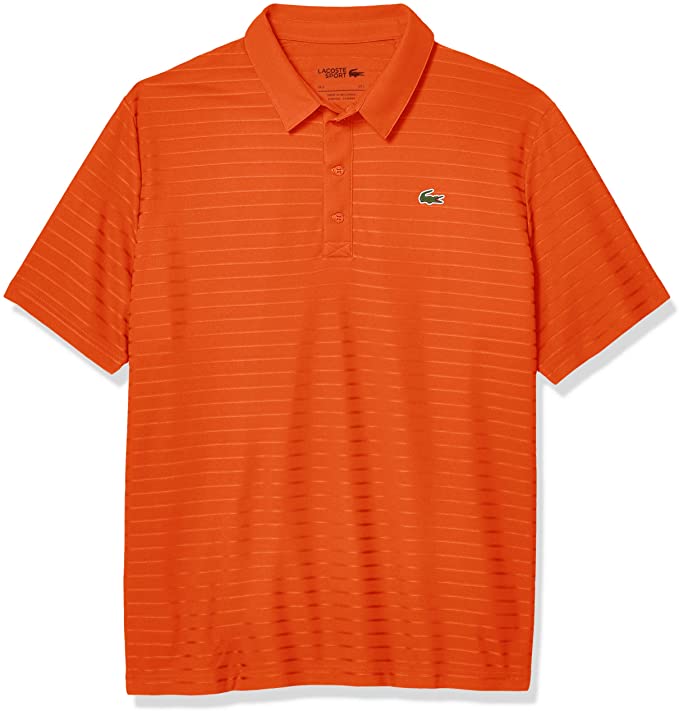 Lacoste Mens Sport Jacquard Technical Golf Polo Shirts