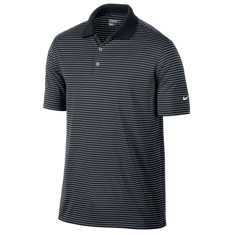 Mens Dri-Fit Victory Stripe Golf Polo Shirts