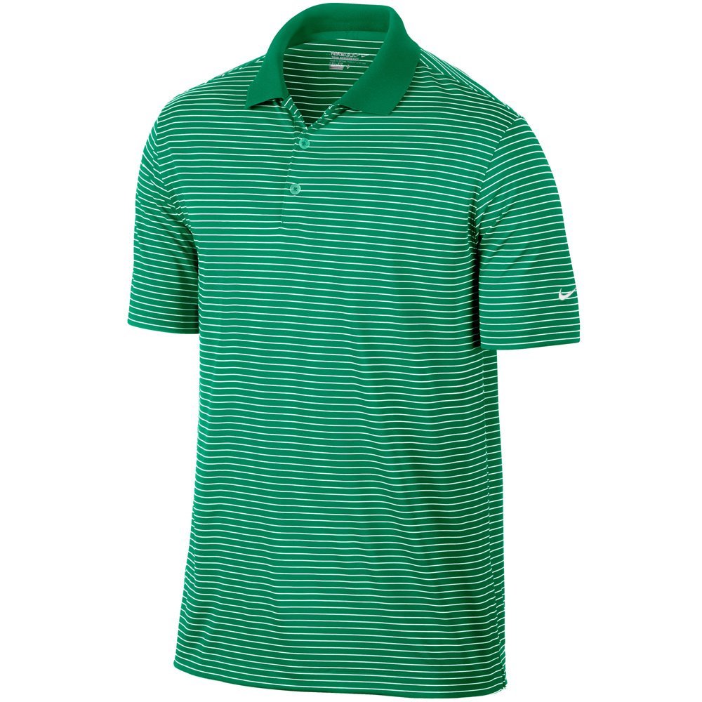 Mens Nike Dri-Fit Victory Stripe Golf Polo Shirts