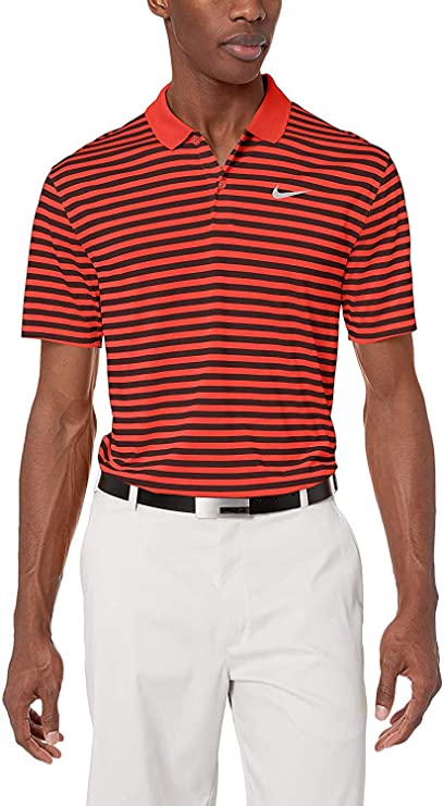 Mens Nike Dry Victory Polo Stripe Golf Shirts