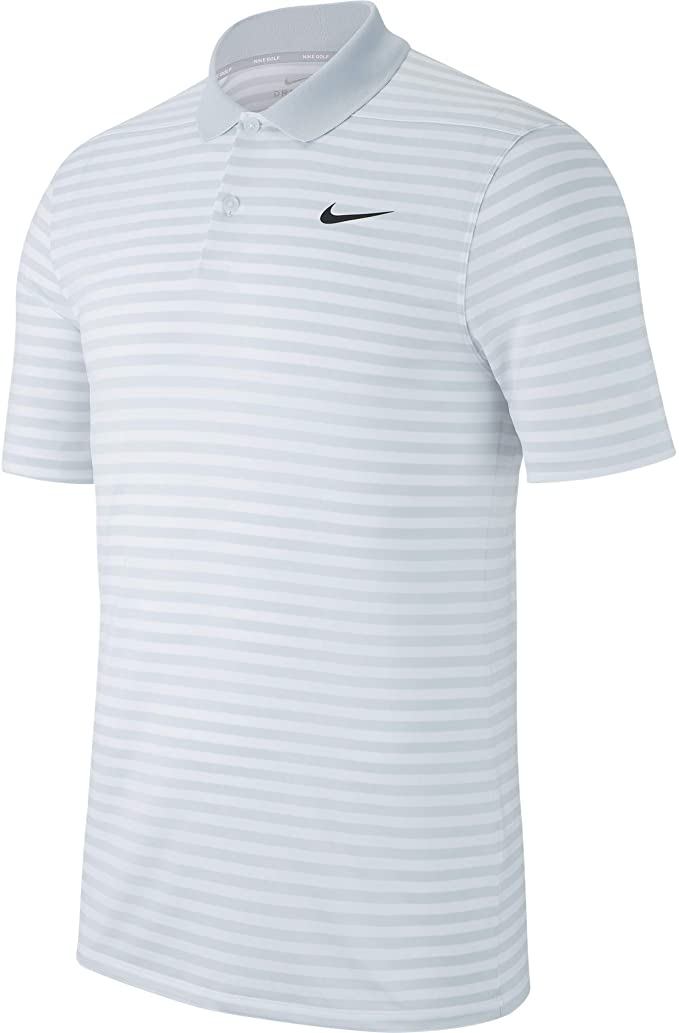 Nike Mens Dry Victory Polo Stripe Golf Shirts