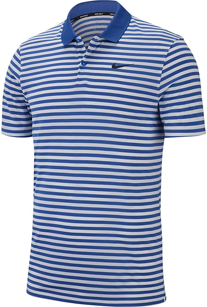 Nike Mens Dry Victory Polo Stripe Golf Shirts