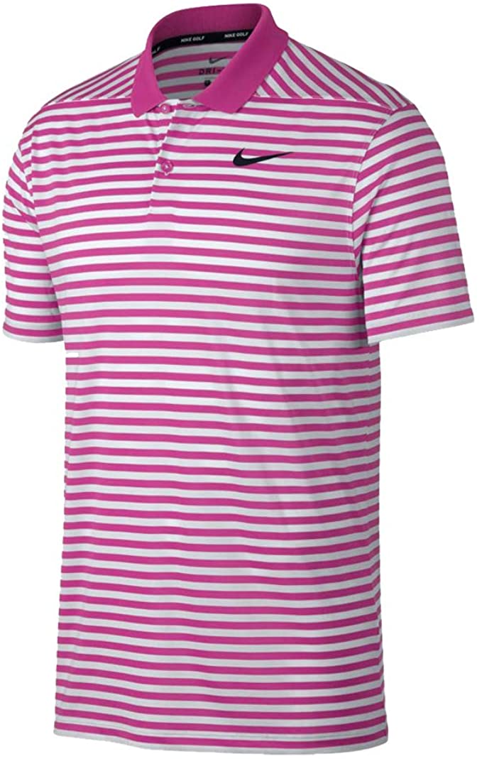 Nike Mens Dry Victory Polo Stripe Golf Shirts
