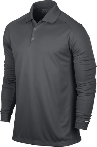 nike men's dry long sleeve victory golf polo