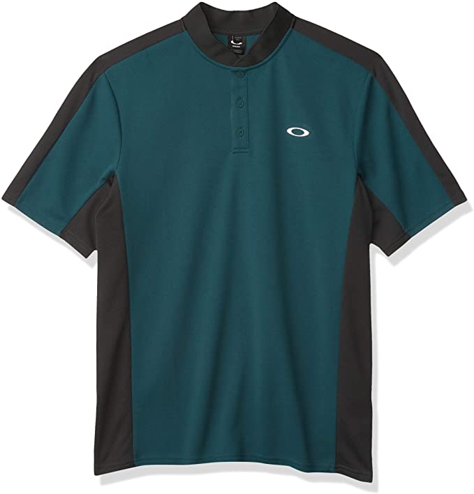 Oakley Mens Bomber Collar Piquet Golf Polo Shirts