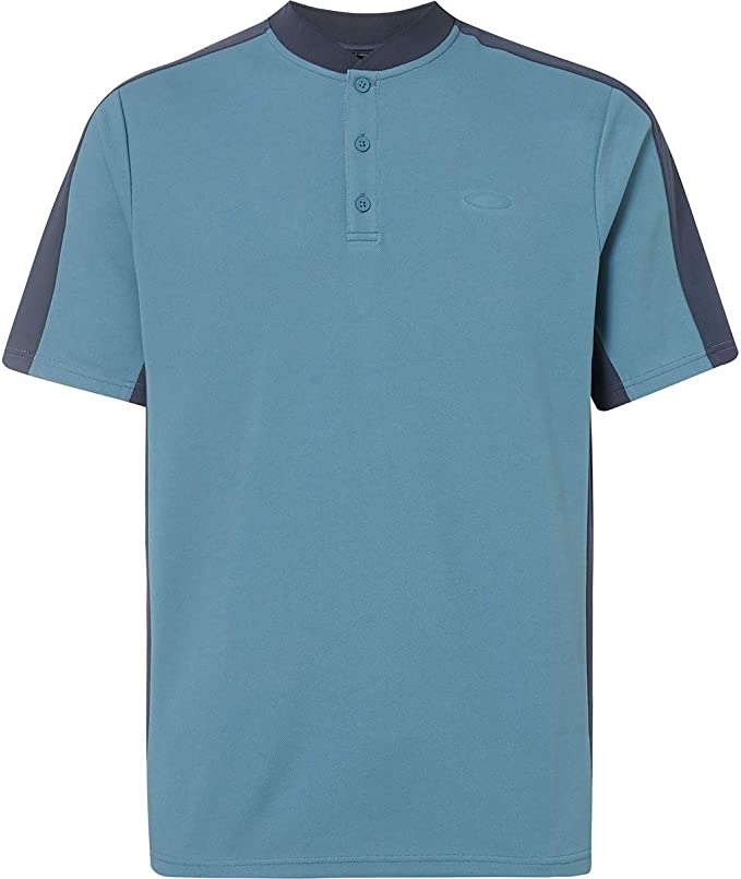 Oakley Mens Bomber Collar Piquet Golf Polo Shirts
