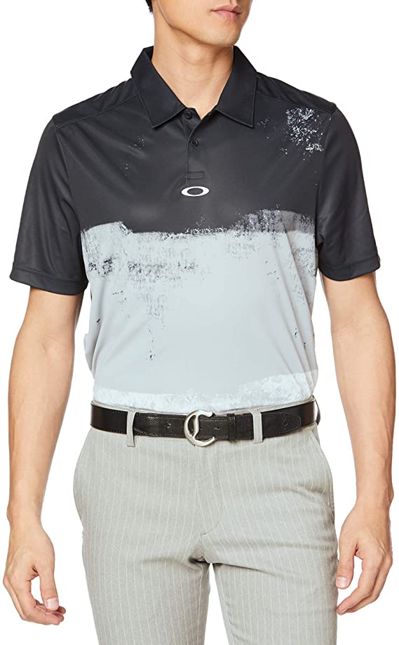 Oakley Mens Color Block Shade Golf Polo Shirts
