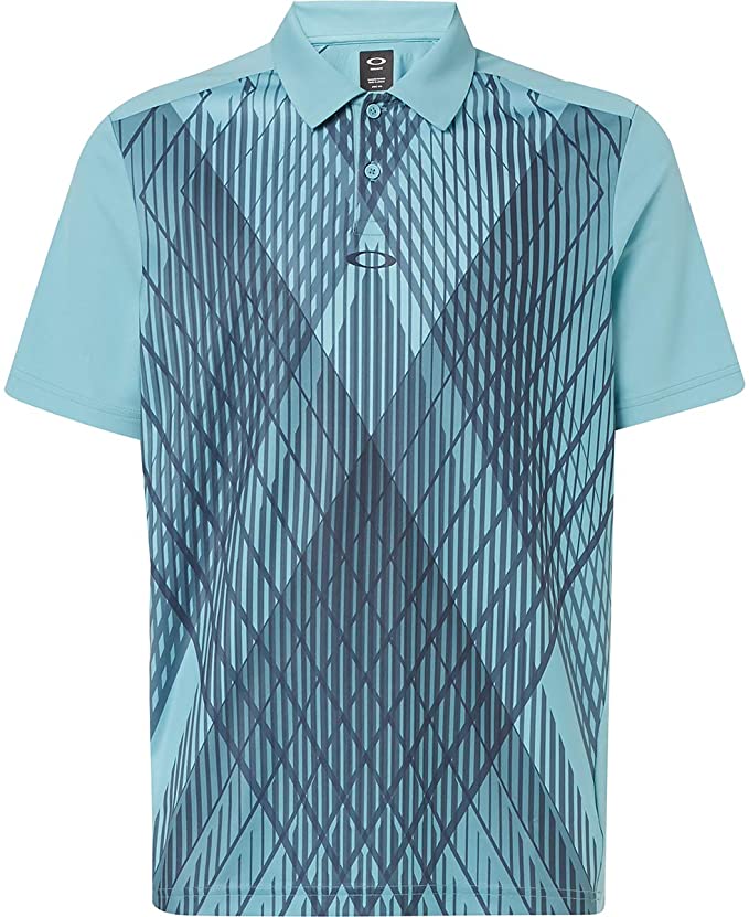 Oakley Mens Cross Graphic Golf Polo Shirts