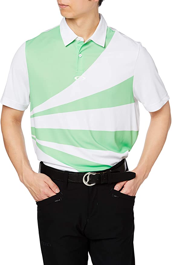 Mens Oakley Geometric Swing Golf Polo Shirts