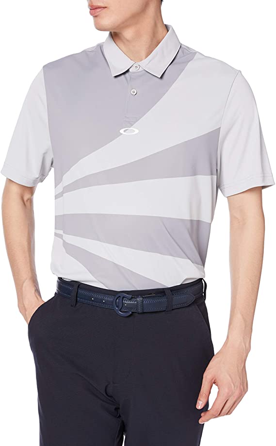 Oakley Mens Geometric Swing Golf Polo Shirts