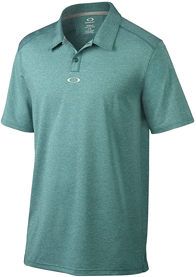 Mens Oakley Newlyn Heathered Golf Polo Shirts