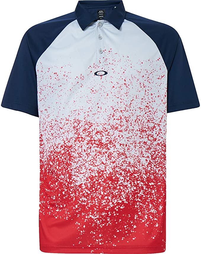 Mens Oakley Pop Spray Golf Polo Shirts