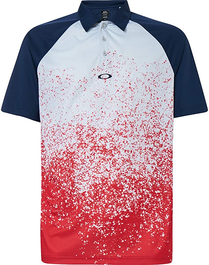 Mens Oakley Pop Spray Golf Polo Shirts