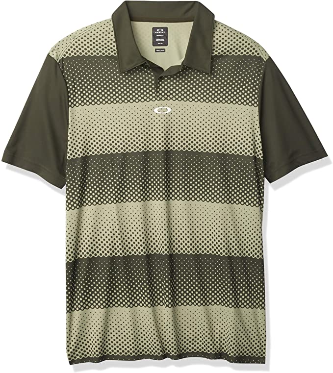 Mens Oakley Stripes Golf Polo Shirts