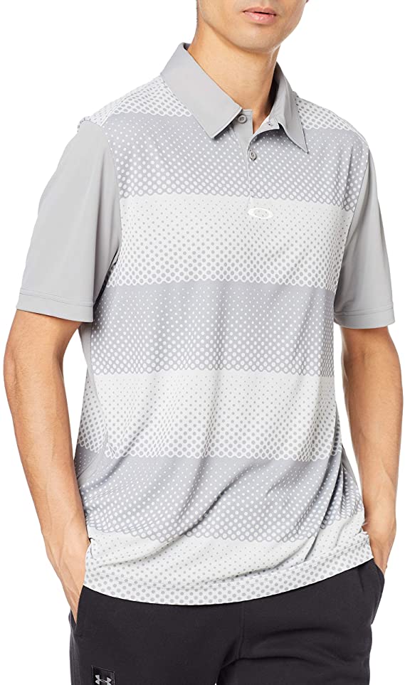 Oakley Mens Stripes Golf Polo Shirts