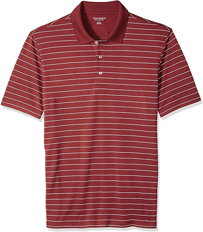 Amazon Essentials Mens Quick Dry Golf Polo Shirts