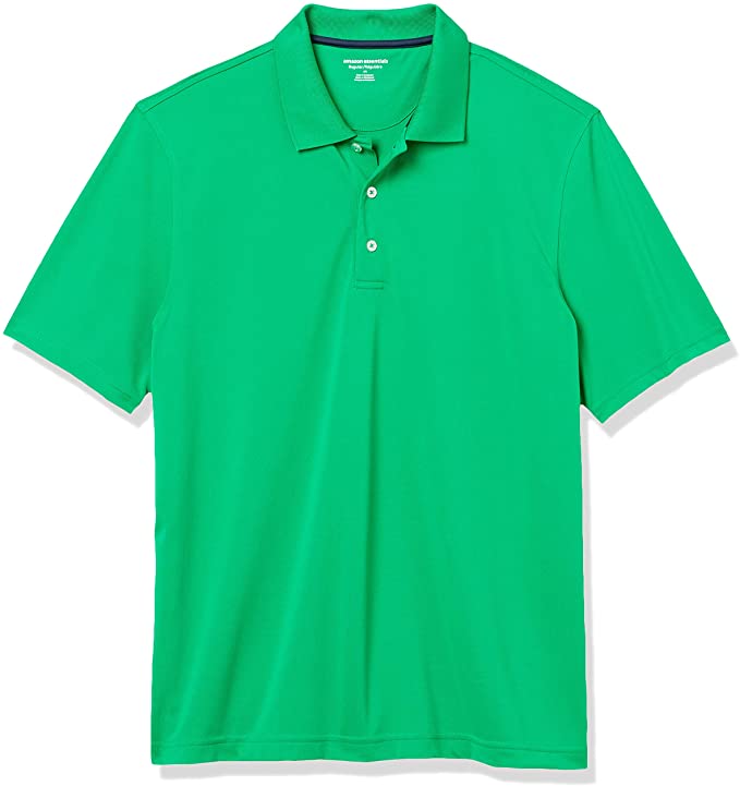 Amazon Essentials Mens Quick Dry Golf Polo Shirts