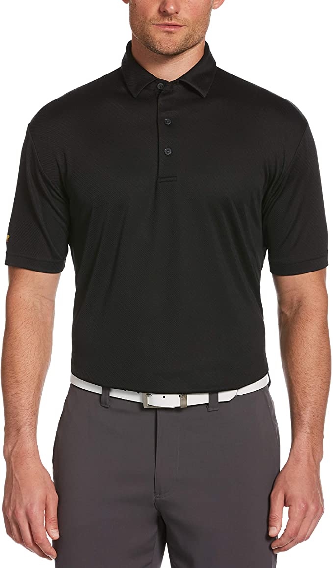 Mens Jack Nicklaus Diagonal Twill Golf Polo Shirts