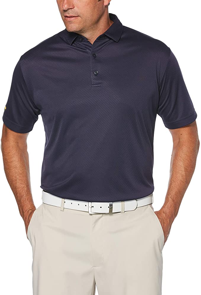 Jack Nicklaus Mens Diagonal Twill Golf Polo Shirts
