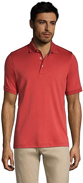 Lands End Mens Super Soft Supima Golf Polo Shirts