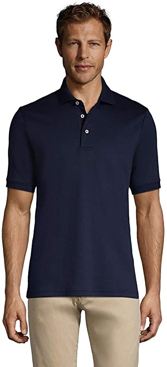 Lands End Mens Super Soft Supima Golf Polo Shirts