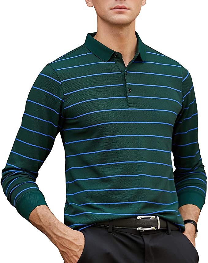 Xtapan Mens Classic Fashion Golf Polo Shirts