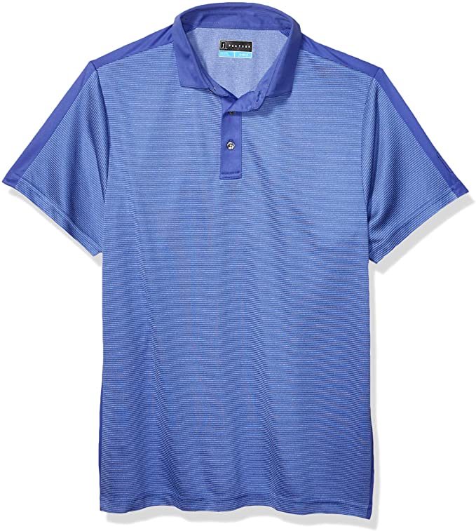 PGA Tour Mens Color Blocked Tour Soft Golf Polo Shirts