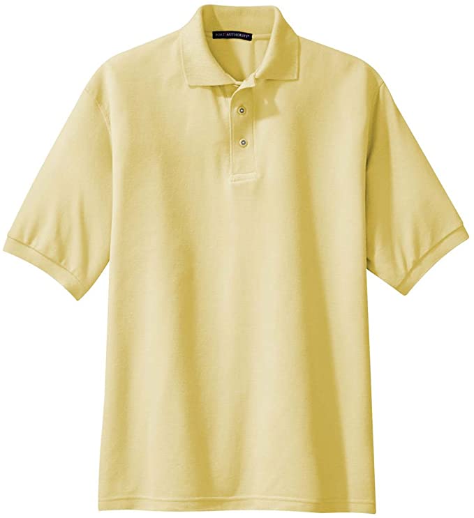 Port Authority Mens Comfortable Silk Touch Golf Polo Shirts