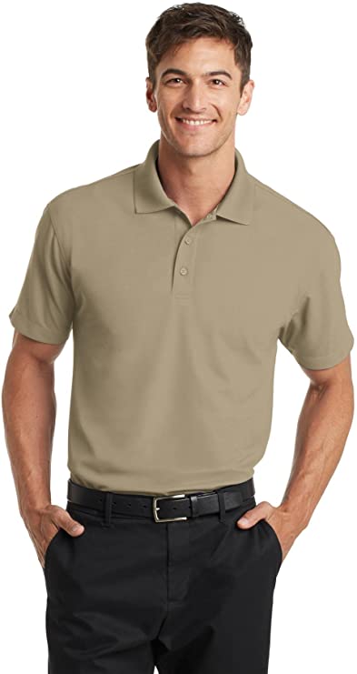Mens Port Authority Dry Zone Grid Golf Polo Shirts