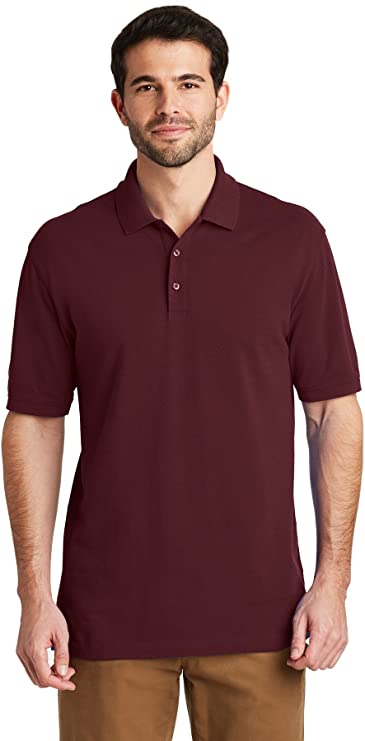 Mens Port Authority EZCotton Golf Polo Shirts