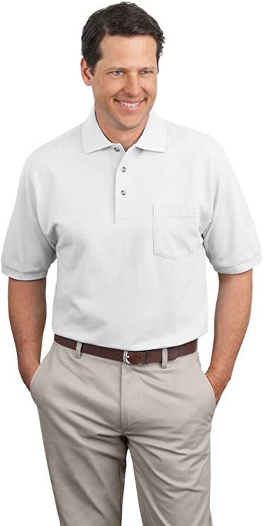 Port Authority Mens Pique Knit Golf Polo Shirts