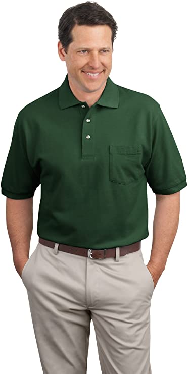 Port Authority Mens Pique Knit Golf Polo Shirts