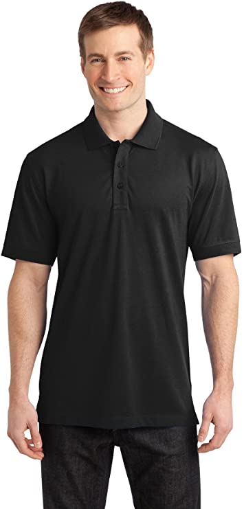 Port Authority Mens Stretch Pique Golf Polo Shirts