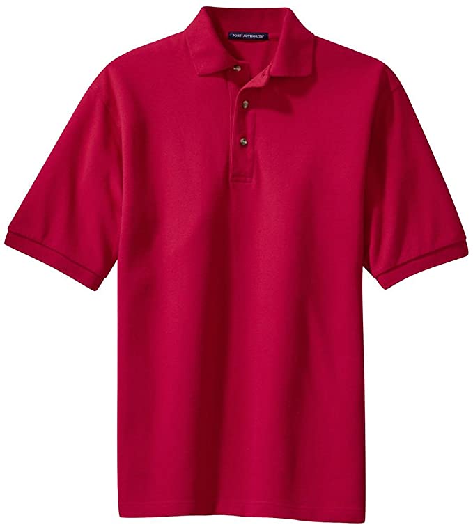 Port Authority Mens Tall Pique Knit Golf Polo Shirts