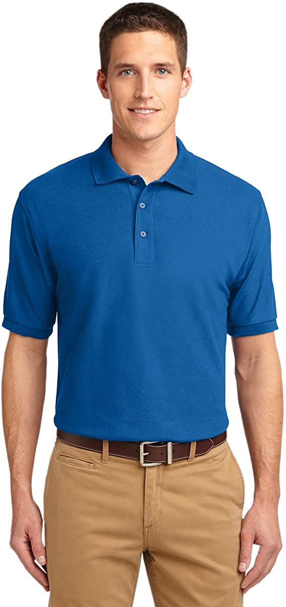 Port Authority Mens Tall Silk Touch Golf Polo Shirts