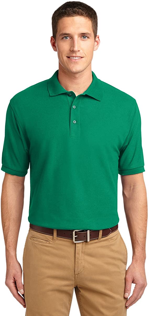 Port Authority Mens Tall Silk Touch Golf Polo Shirts