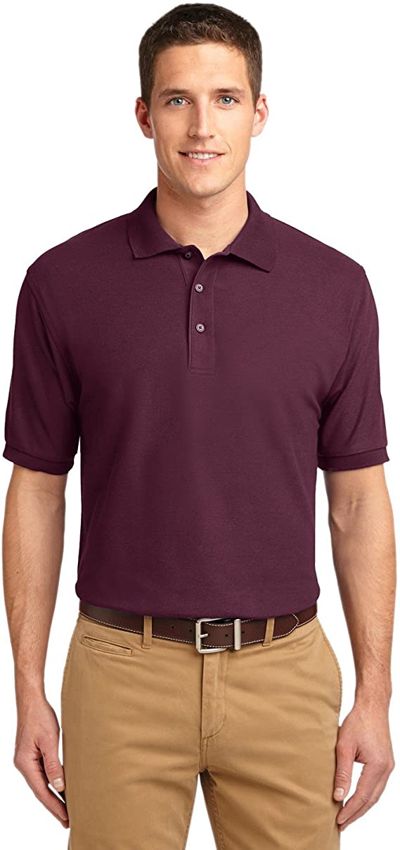 Port Authority Mens Tall Silk Touch Golf Polo Shirts