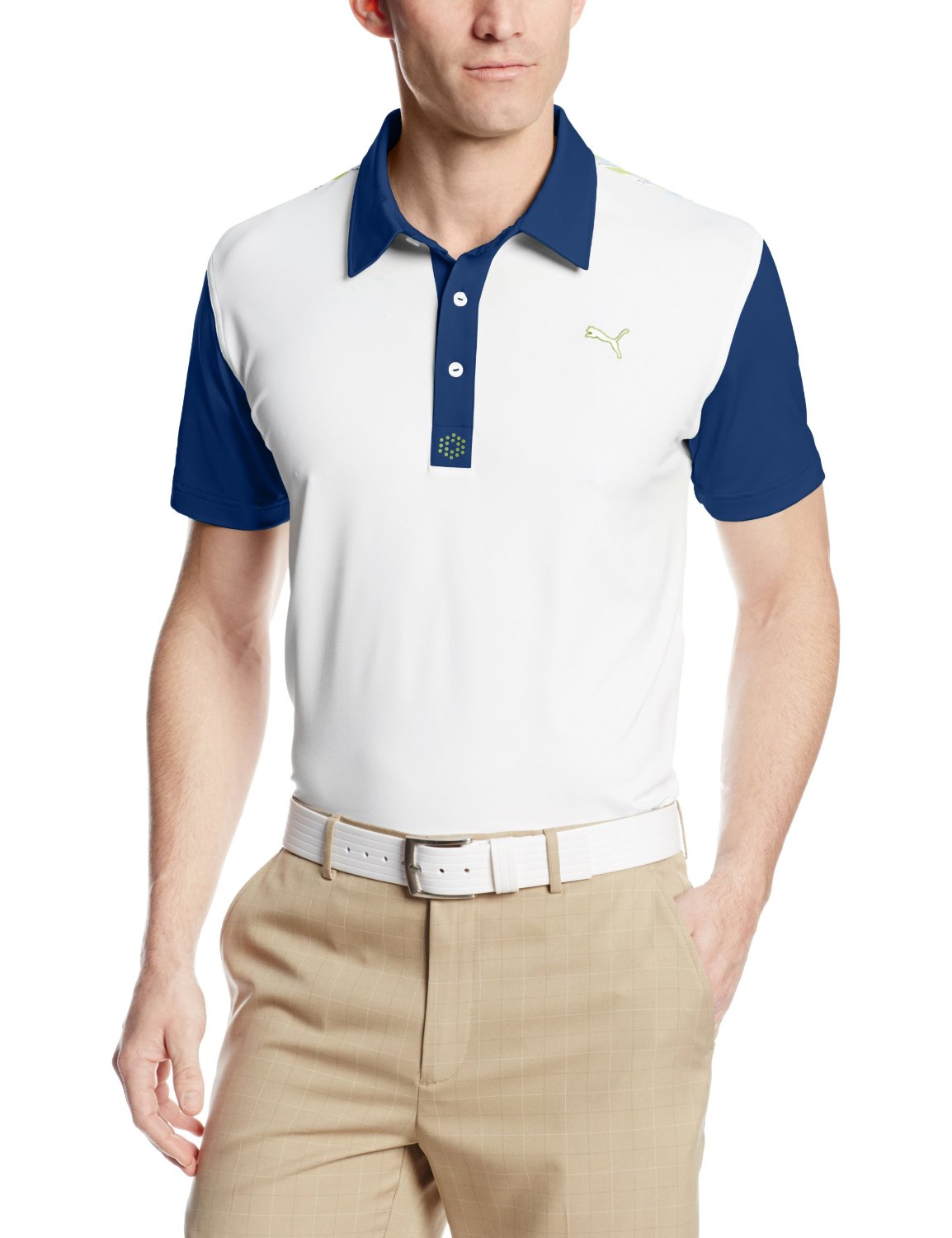 Puma NA CB Yoke Print Golf Polo Shirts