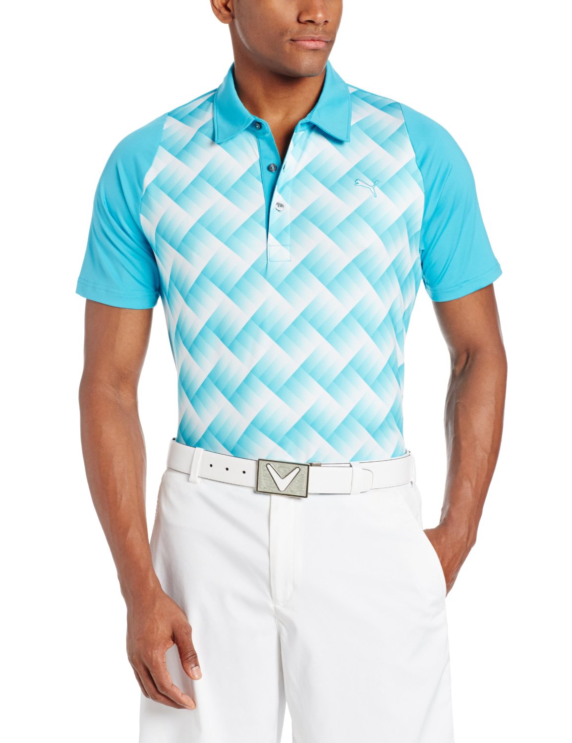 Puma NA DS Graphic Tech Golf Polo Shirts