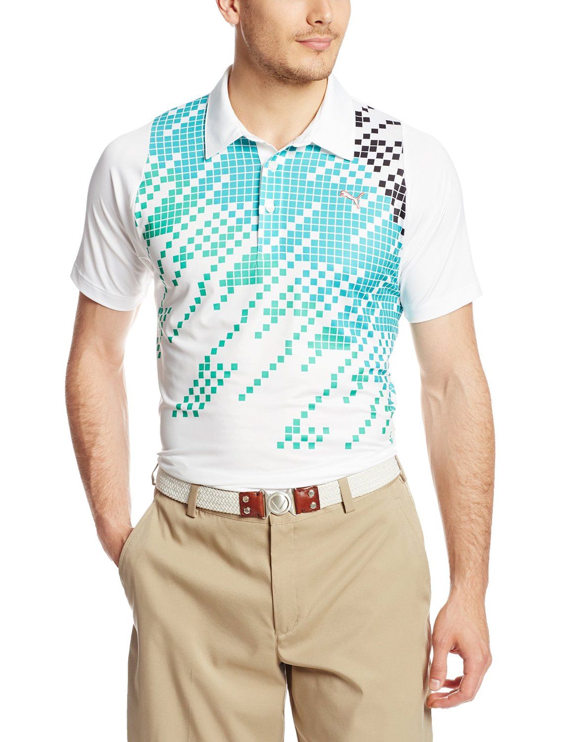 Puma NA Duo Swing Digi Graphic Golf Polo Shirts