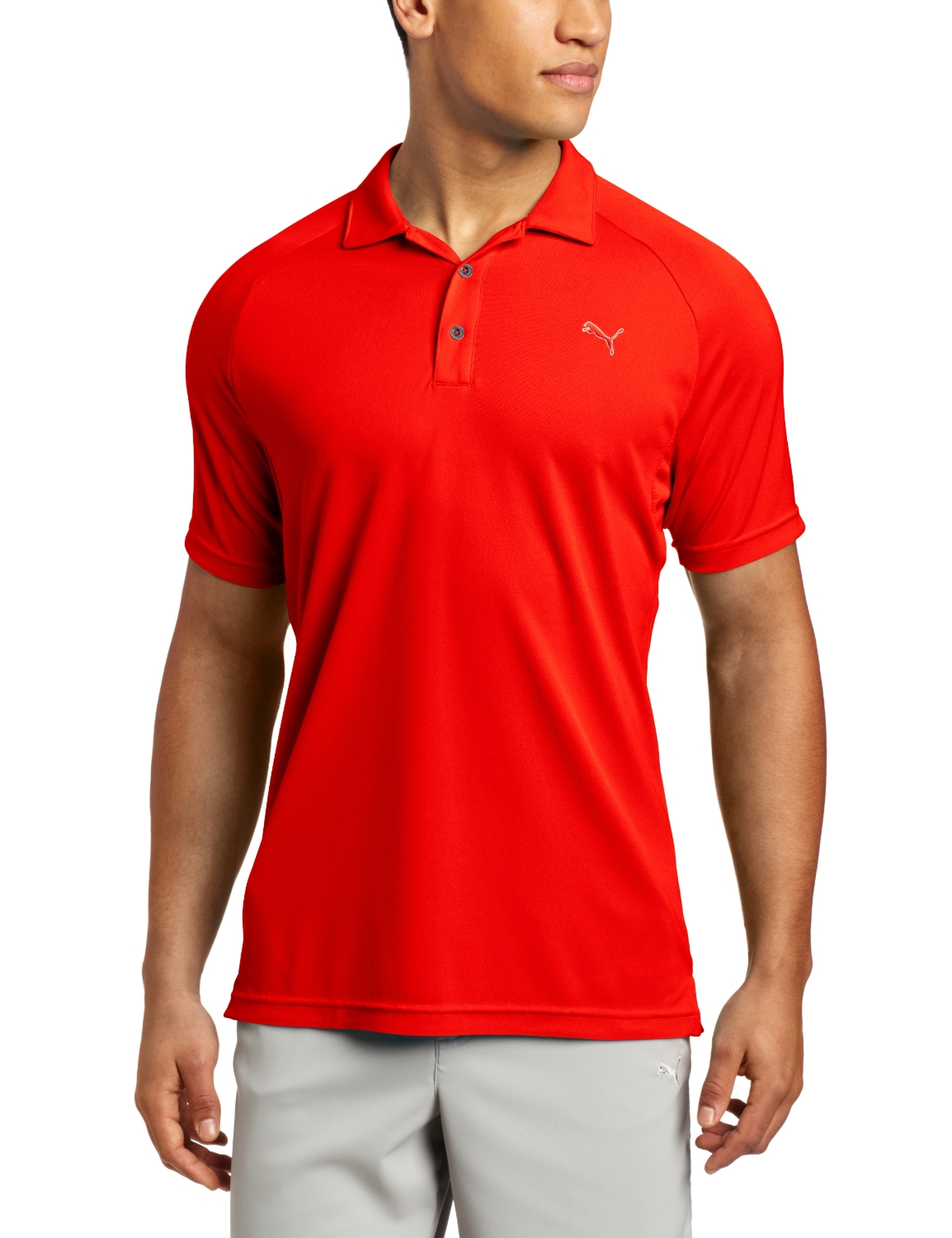 Mens Puma NA Raglan Tech Golf Polo Shirts