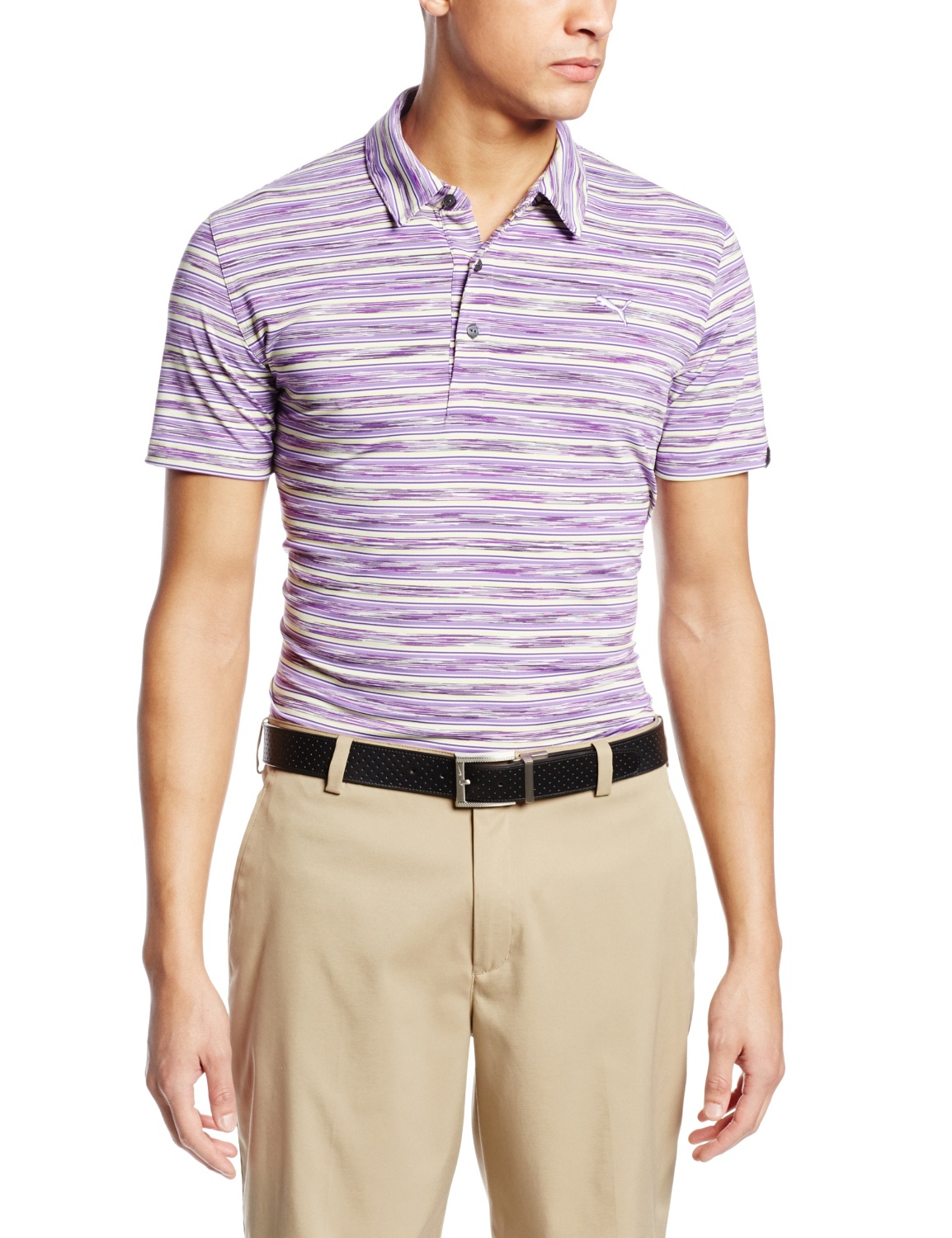 Puma NA Space Stripe Golf Polo Shirts