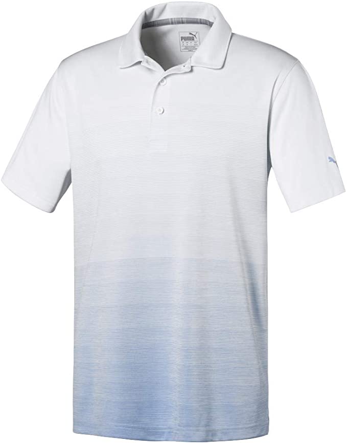 Puma Mens Ombre Golf Polo Shirts