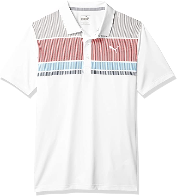 Mens Puma Road Map Golf Polo Shirts